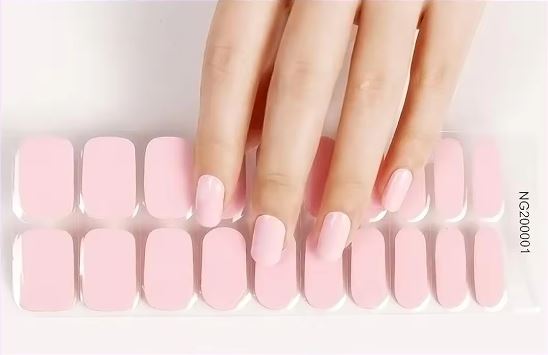 Nail UV Gel Wraps - Baby Pink