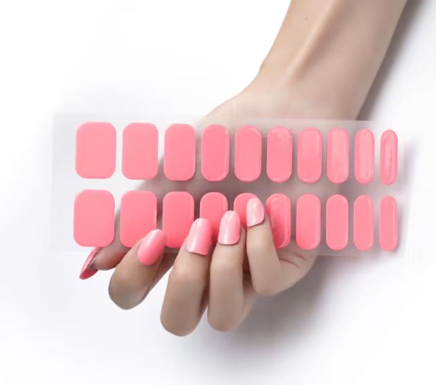 Nail UV Gel Wraps - Pink