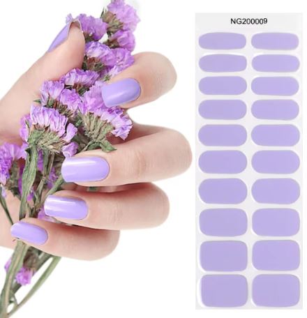 Semi Cured Gel UV Nail Strips | Lavende Nails